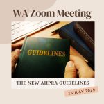 WA Zoom Meeting 15 July 2025