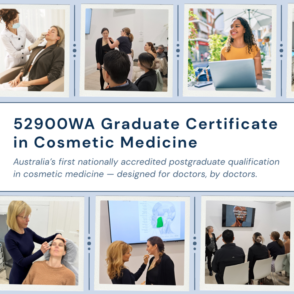 2026 Graduate Certificate in Cosmetic Medicine